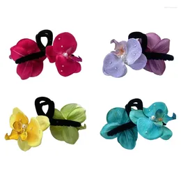 Hair Clips Soft Butterfly Flower Clip For Women And Girls Fashionable Versatile Headwear Accessory 124A