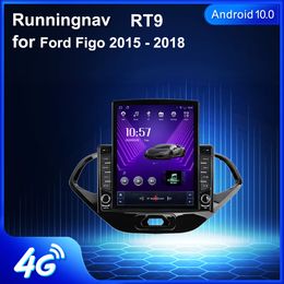 9.7" New Android For Ford Figo 2015-2018 Tesla Type Car DVD Radio Multimedia Video Player Navigation GPS RDS No Dvd CarPlay & Android Auto Steering Wheel Control
