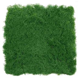 Decorative Flowers Artificial Fake Moss Carpet Lawn False Micro Scene Layout Prop For Landscaping Pearl Cotton Garden Turf Grass