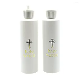 Vases Empty Holy Water Bottles 250ML Catholic Container Cross Prints 2 For Party Favour Church Supplies