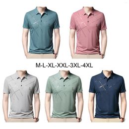 Men's Polos Men T Shirt Business Walking Comfortable Breathable Stylish Travel Tee