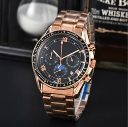 Quartz Mens Luxury Sports Designer day date Watch Rose Gold Stainless Steel Automatic Movement Watches Waterproof Luminous men quality Wristwatches relaguntang