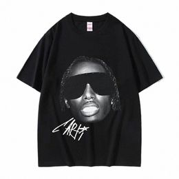 rapper Playboi Carti Signature Men's Cool Hip Hop Vintage Style T-Shirt Unisex 100% Cott Oversized T Shirts Streetwear 80052 h4ho#