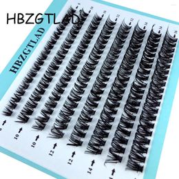 False Eyelashes 40D/60D/80D Mink 160 Bundles Natural Eyelash Extension 3D Russia Individual Cluster Makeup Tools Lashes Cilia