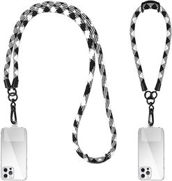 Handledsgrä, telefonrem, handledsrem, justerbar telefon lanyard rem crossbody för kvinnor, universell telefon lanyard för alla smartphone