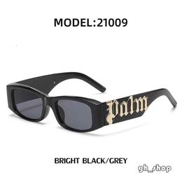 Summer Retro Small Frame Sunglasses For Women With High-End Panel Design Letters Palm Angles Sunglasses For Men With Personalised Retro Glasses 3066