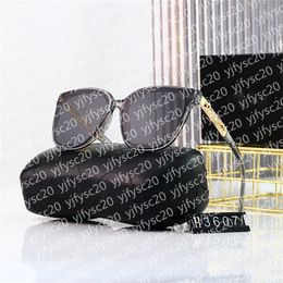 sunglasses Luxury designer sunglasses Man Women cat eye Unisex Designer Goggle Beach Sun Glasses Retro Frame Design UV400 With Box very nice Z12