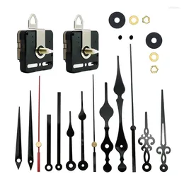 Wall Clocks 2pcs Clock Movement Mechanism Repair Parts Replacement Handicrafts Accessories Dropship