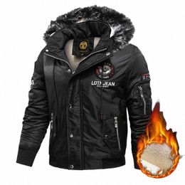 parka Men Hot Sale Fur Collar Hooded Winter Cott Thick Warm Outwear Jackets Mens Casual Zipper Windproof Parkas Clothing M-4XL T0i8#