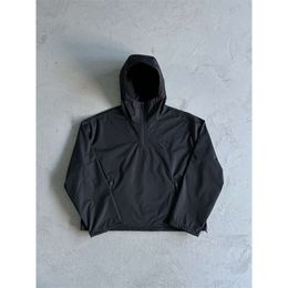 New Bpm Brooken Planetwaterproof Jacket Black Waterproof Windbreaker Jacket European and American Trendy Brands