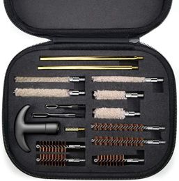 Outdoor gun barrel brush tool cleaning set, cloth bag, pipeline dredging and cleaning brush