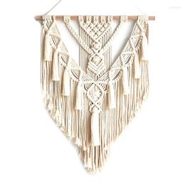 Tapestries Macrame Wall Hanging Tapestry Decor Boho Chic Bohemian Woven Home Decoration 55X70cm