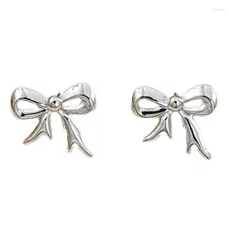 Stud Earrings Fashionable Bowknot Earring For Women Ear Studs Adornment Trend Hooks Charm Ornament Jewelry Accessories