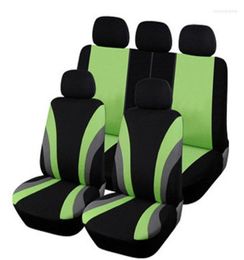 Car Seat Covers Universal 9pcs Full Cover Set Low Front Back1412276