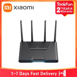 Routers New Xiaomi Redmi Router AX5400 WiFi 6 VPN Mesh Repeater OFDMA MUMIMO 512MB Qualcomm Chip 2.5G Network Port Signal Booster PPPOE