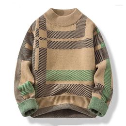 Men's Sweaters Knit For Men Pullovers Autumn Harajuku Clothing Luxury Y2k Vintage Sweater Winter Cotton Warm Man Clothes