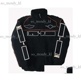 Motorcycle Apparel F1 Forma One Racing Jacket Autumn and Winter Fl Embroidered Logo Cotton Clothing Spot Sales Drop Delivery Mobiles Dhmdc 736