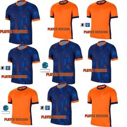 24 25 NetHErlANds World Cup countries player version MEMPHIS European HoLLAnd Club Soccer Jersey Euro Cup National Team Shirt Men Kit Full Set Home Away MEMPHIS