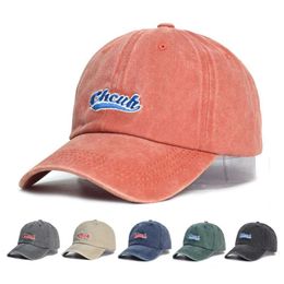 American Trendy Brand Baseball cap for Men and Women Couples Korean Simple Embroidered Soft Top Sunshade Duck Tongue Hat