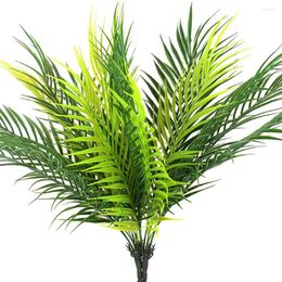 Decorative Flowers 1pcs Artificial Plant Tropical Palm Leaves Decoration Summer Hawaiian Jungle Party DIY Wedding Garden Decor