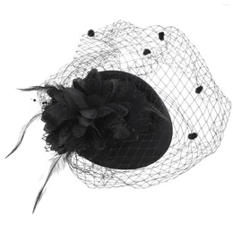 Bandanas Top Hat Hair Accessory 20s Pillbox Fascinator Hats Charming Christmas Cloth Headwear Wedding Party Headdress