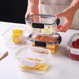 Storage Bottles Kitchen Transparent Box Large Capacity Keep Fresh Food Canister Container For Vegetable Fruit Pastry