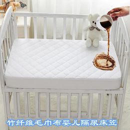 Coprimaterasso impermeabile in spugna di cotone per coprimaterasso per lettino per bambini, lenzuolo impermeabile per culla 240322