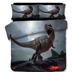 3D Dinosaurs Partterns Duvet Cover Qulit Case Pillow Case Set Soft Cartoon Bedding Set Twin Queen King Double Single Full Fade Res6583976