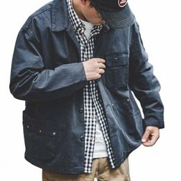 maden Men Vintage Navy Coats Loose Comfort Jacket Hombre Do Old Top Clothes Asymmetric Pockets Plus Size 2XL Man Casual Jacket X3If#