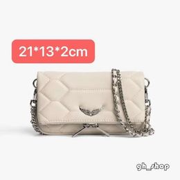 Zadig Voltaire Bag Swing Your Wings Zadig Voltaire Womens Tote Handbag Shoulder Designer Bag Man Clutch Genuine Leather Wing Chain Denim Mini 6162