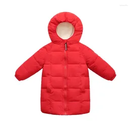 Down Coat 2024 Children Winter Jacket Baby Girl Parka Kids Warm Outerwear Hooded Snowsuit Overcoat Boy Outfits Clothes Toddler