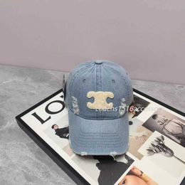 2024 celnss baseball cap designer beanie hat womens fashion washable denim duck tongue mens sports embroidery sunvisor hat