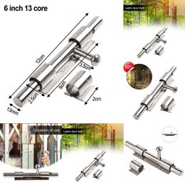 2024 Stainless Steel Door Latch Lock Garden Gate Bolt Safety Lock Home Hardware Window Catch Lock Left And Right Door Bolt