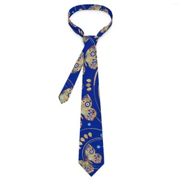 Bow Ties Abstract Evil Eye Tie Golden Butterfly Novelty Casual Neck For Male Wedding Quality Collar Printed Necktie Accessories