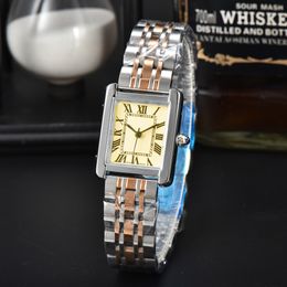 2024 mens women quartz wristwatches AAA designer blue watches high quality tank Boutique Steel Strap Designer watches for Wholesale Watch #168