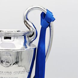 middle size Resin C League Trophy Eur Soccer Trophy Soccer Fans for Collections and Souvenir Silver Plated 15cm 32cm