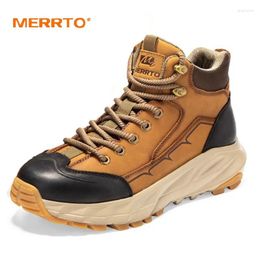 Fitness Shoes Cow Leather Hiking Boots Men Waterproof Hunting Tactical Desert Combat Male Mountian Casual Ankle Sneakers