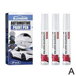 Upgrade Car Up Paint Pen Auto Scratch Repair Pen For Cars Paint Scratch Repairing Waterproof Auto Scratch Removal Pen Black/White W3m0