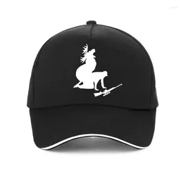 Ball Caps Fashion Funny Moose Hunting Hunter Cap Men Women Outdoor Baseball Hunt Motion Adjustable Snapback Hat