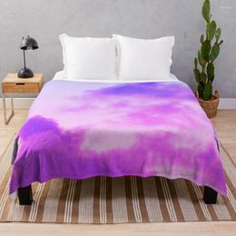 Blankets Clouds In The Sky Throw Blanket Plush Flannels Sofa
