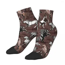 Men's Socks Strong Horse The Pretty Horses Ankle Male Mens Women Summer Stockings Harajuku