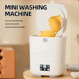 Portable Washing Machine Automatic Small Hands LCD Touch Screen With Spin Dryer