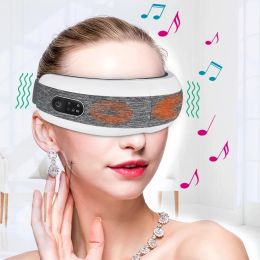 Wristbands 2022 Smart Eye Massage Relax Eyes BT Music Myopia Health Care Air Compression Heating Eye Electric Massager