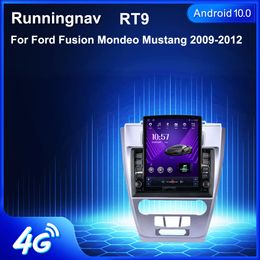 9.7" New Android For Ford Fusion Mondeo Mustang 2009-2012 Tesla Type Car DVD Radio Multimedia Video Player Navigation GPS RDS No Dvd CarPlay & Android Auto