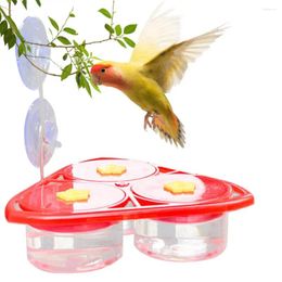 Other Bird Supplies Hanging Hummingbird Feeder Capacity With 3 Feeding Ports Easy Installation Strong Load-bearing For Simple