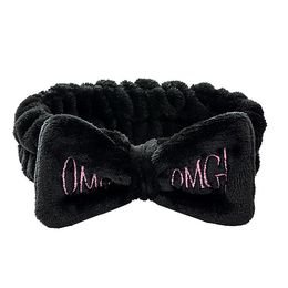 Headband Embroidered Bow OMG Butterfly Tie Hair Hoop Women's Creative Solid Colour Wide Edge Headband Press Hair Clip