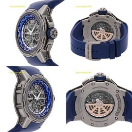 Diamond Sports Wrist Watch RM Wristwatch RM63-02 Automatic 48mm Titanium Men's Watch Strap RM63-02