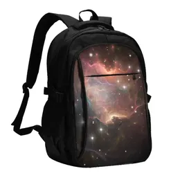 Backpack Colorful Space Star Nebula Large Capacity School Notebook Fashion Waterproof Adjustable Travel Sports