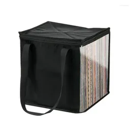 Storage Bags Record Records LP Organiser Crate With Lid Decorative Moving Box For Solutions To