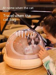 Cat Carriers Bag Cage Summer Pet Out Kennel Dual-use Handbag Supplies